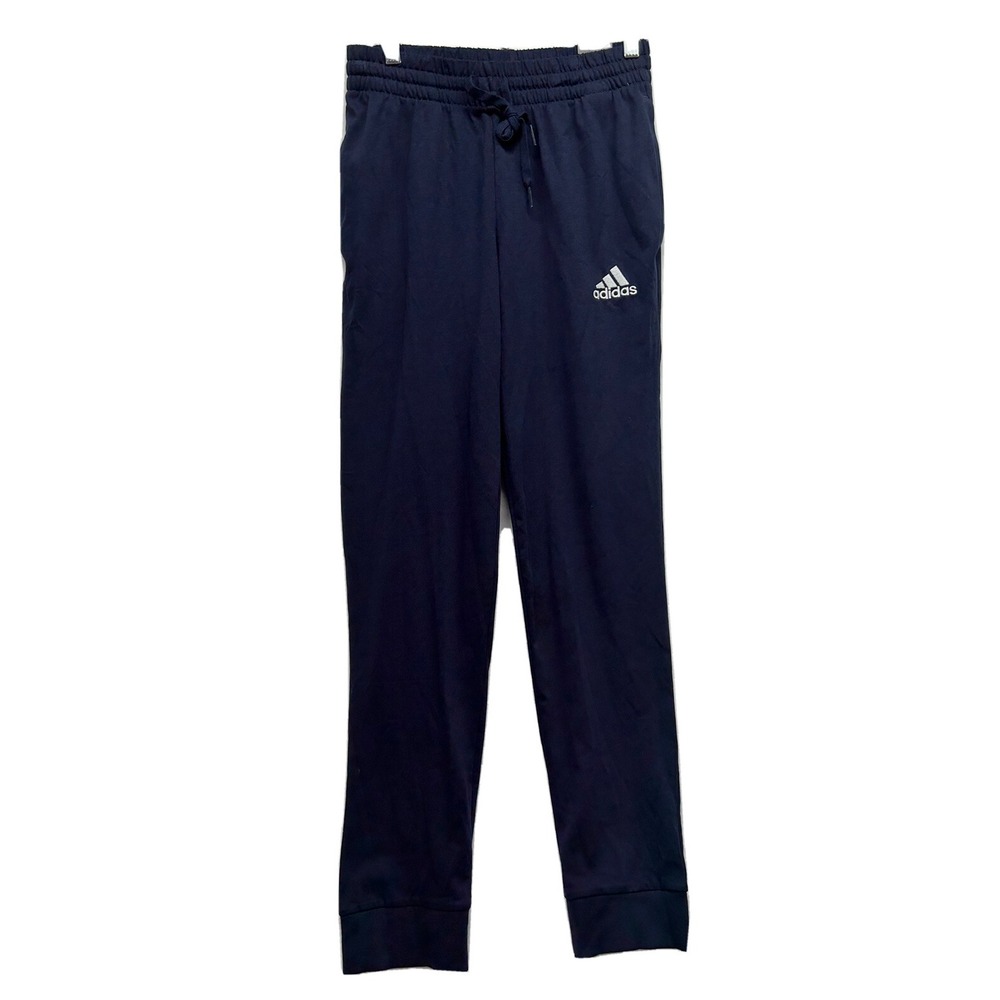 Adidas Mens Size S Blue Regular Fit Tapered Leg Jogger Adjustable Sweatpants New